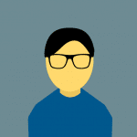Generic Testimonial Avatar: Male with glasses